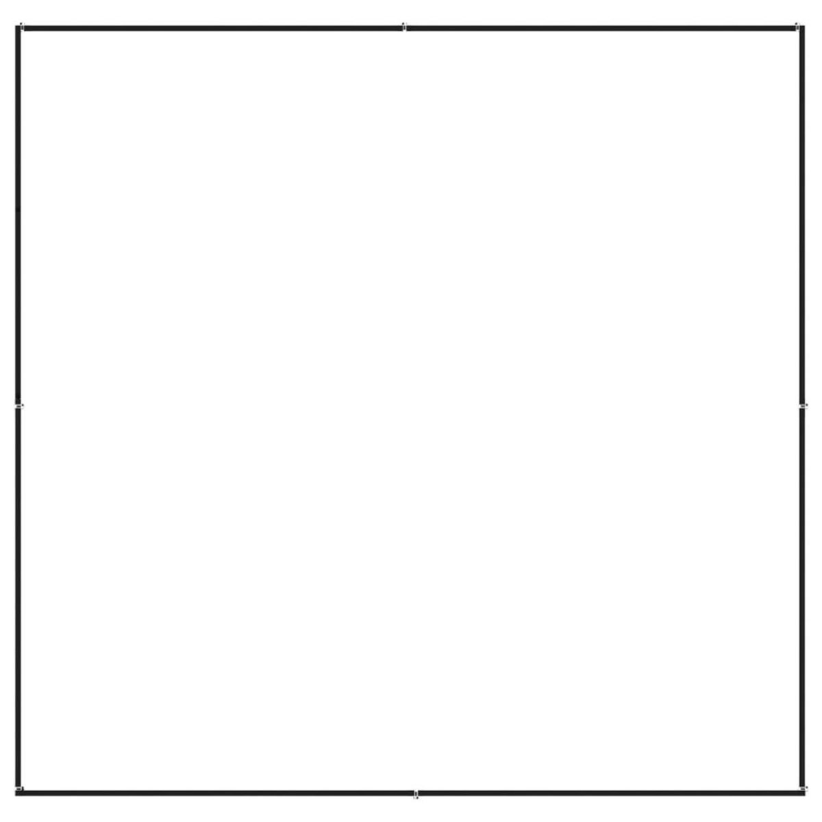 VIDAXL Chenil Noir 4 m^2 Acier