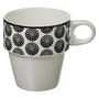 Voir la diapositive 3 : SECRET DE GOURMET Lot de 4 Mugs sur Rack  Bohemia  26cl Blanc