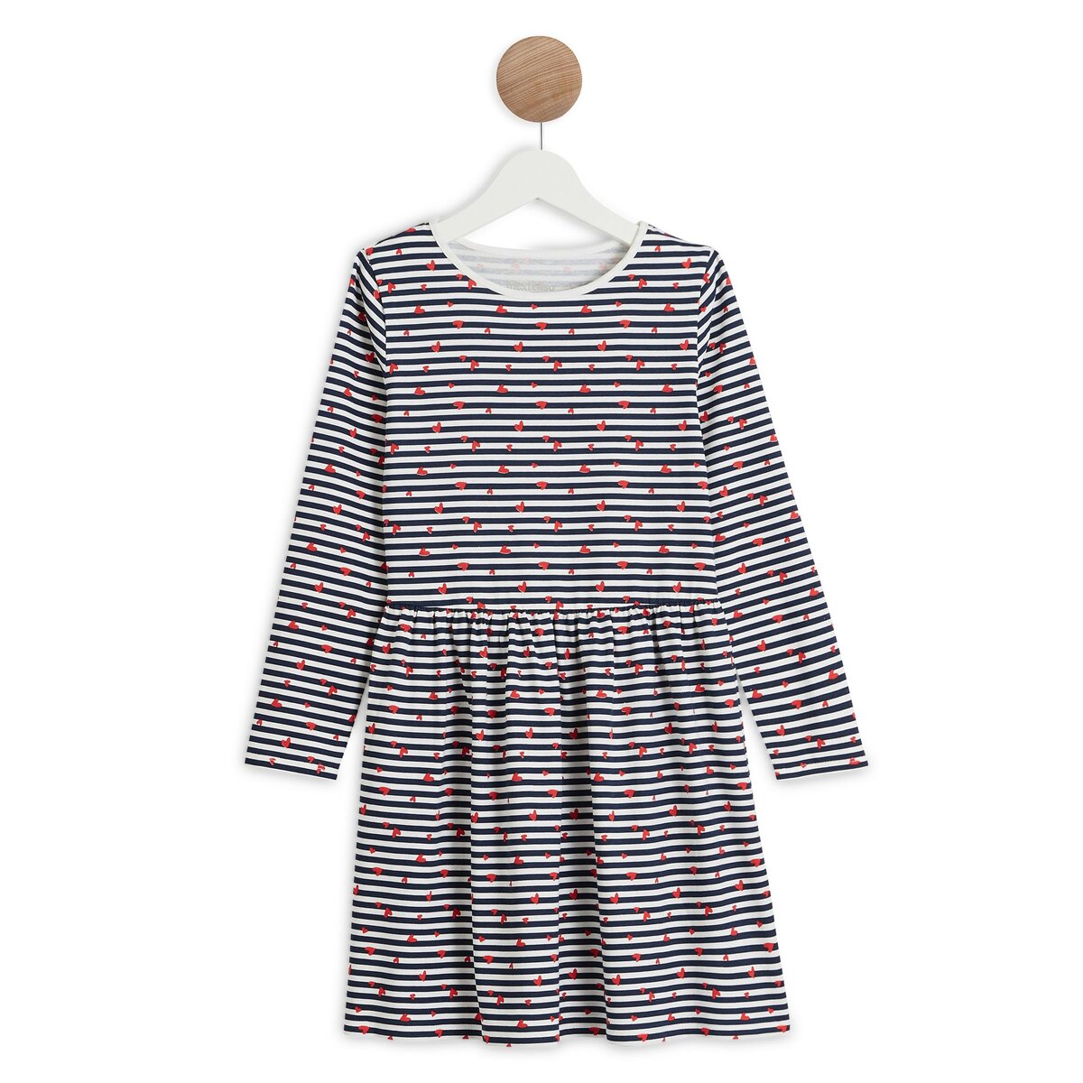 INEXTENSO Robe manches longues léopard fille