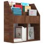 Voir la diapositive 4 : VIDAXL Porte-revue pour enfants Chene marron 71x30x78,5 cm