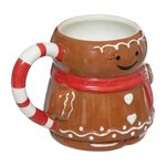 ATMOSPHERA Mug en Céramique  Pain Épice  30cl Marron