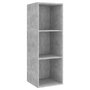 Voir la diapositive 5 : VIDAXL Ensemble de meubles TV 4 pcs Gris beton Bois d'ingenierie