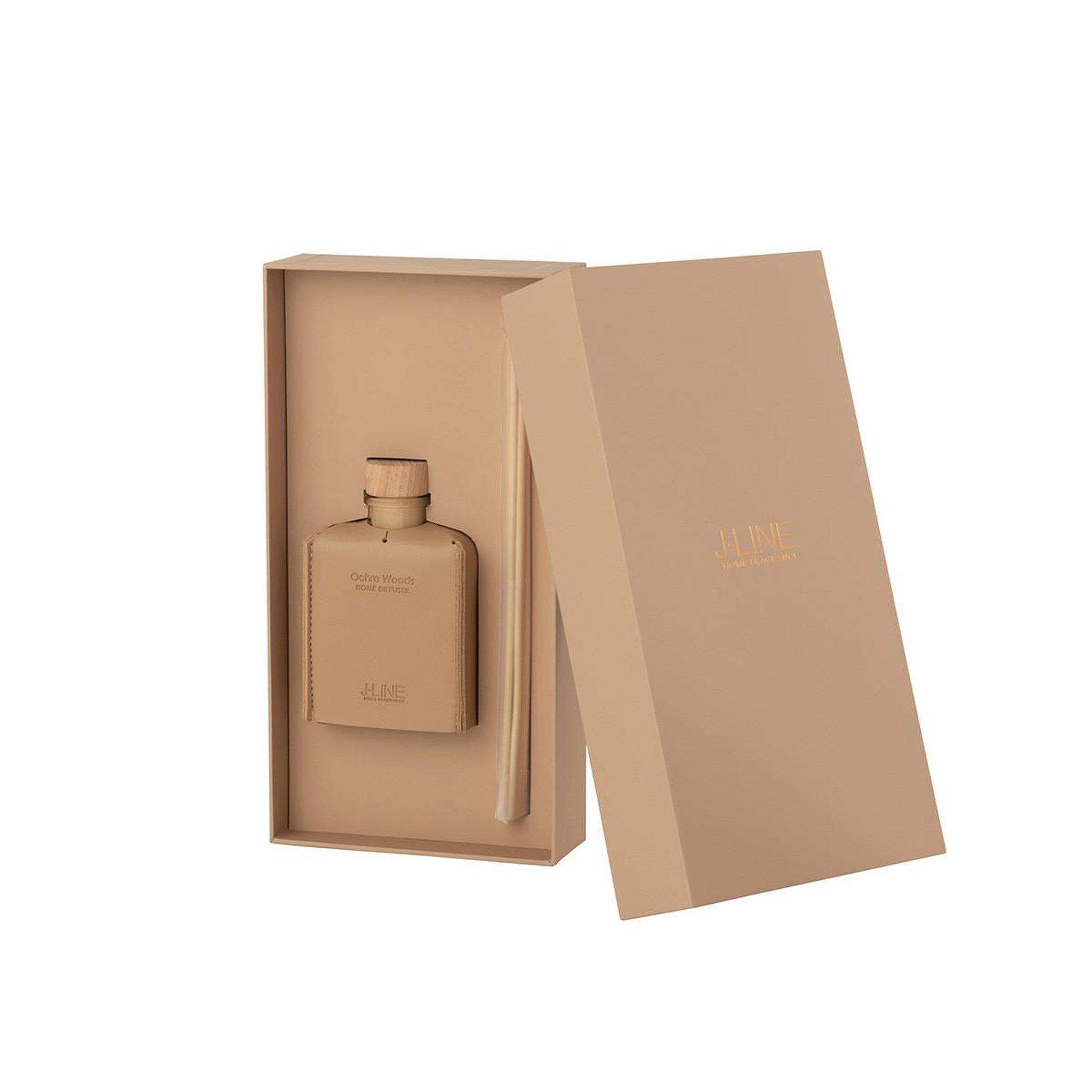 Voir la diapositive 2 : J-LINE Diffuseur de parfum  scented  100ml ochre woods