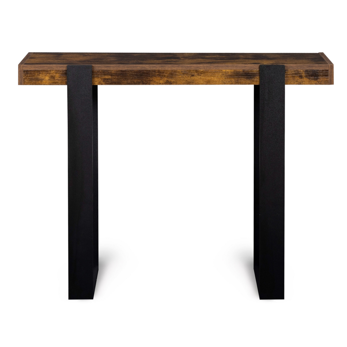 ID MARKET Console PHOENIX bois effet vieilli et noir