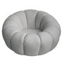 Voir la diapositive 1 : Paris Prix Fauteuil Coquillage Tournant  Bouclette  98cm Gris