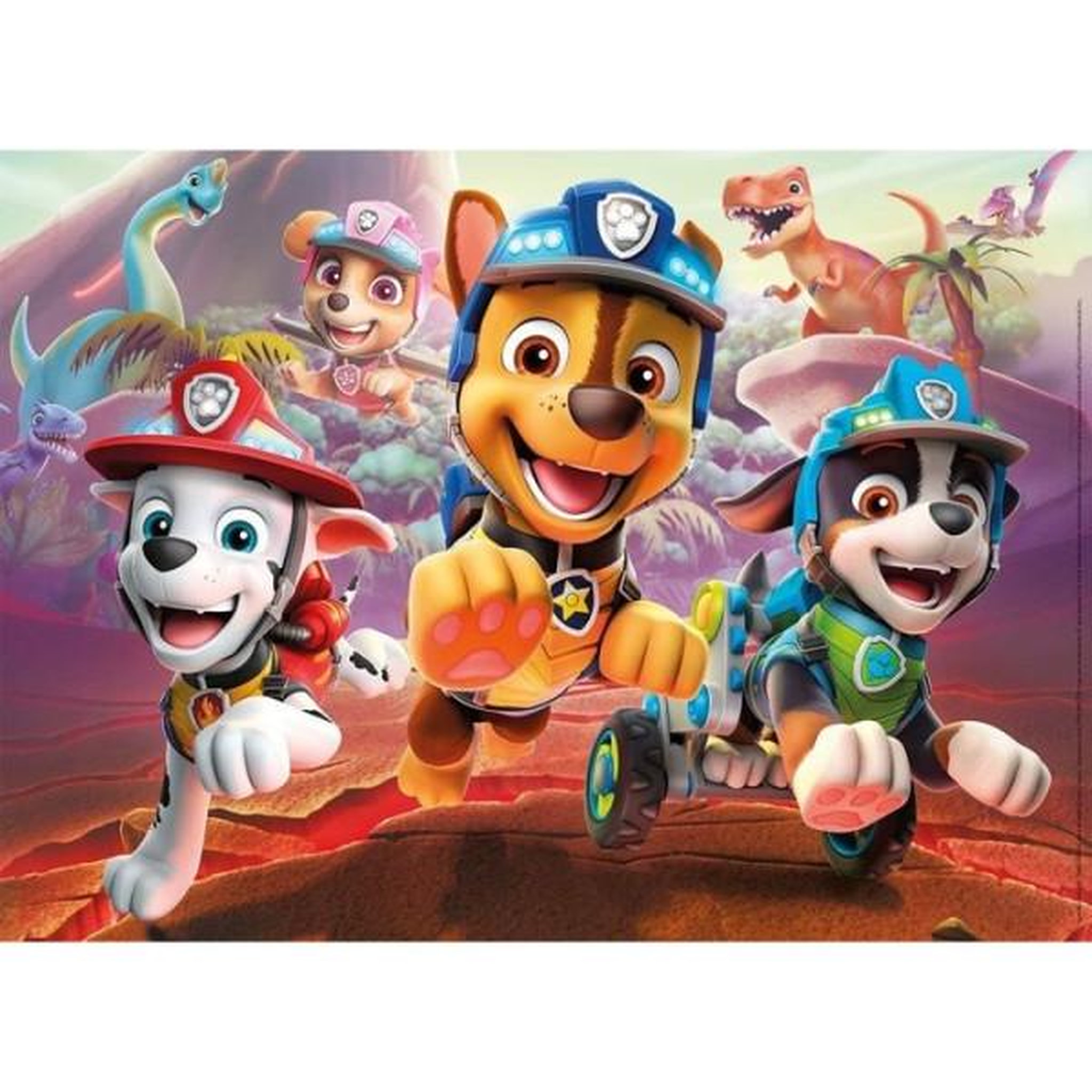 Voir la diapositive 3 : Nathan Nathan - puzzle 60 pieces - pat'patrouille a la rescousse des dinosaures - puzzle enfant + trieur - des 6 ans