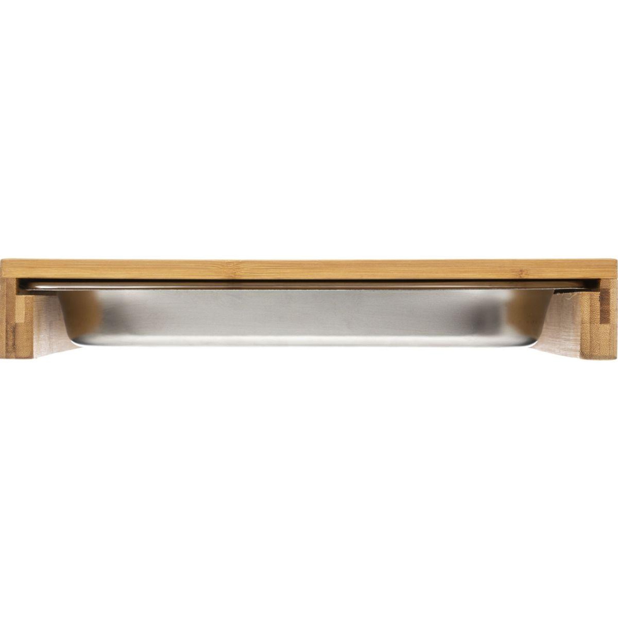 Voir la diapositive 2 : FIVE Planche à découper à découper 35x28 cm bambou avec bac réc