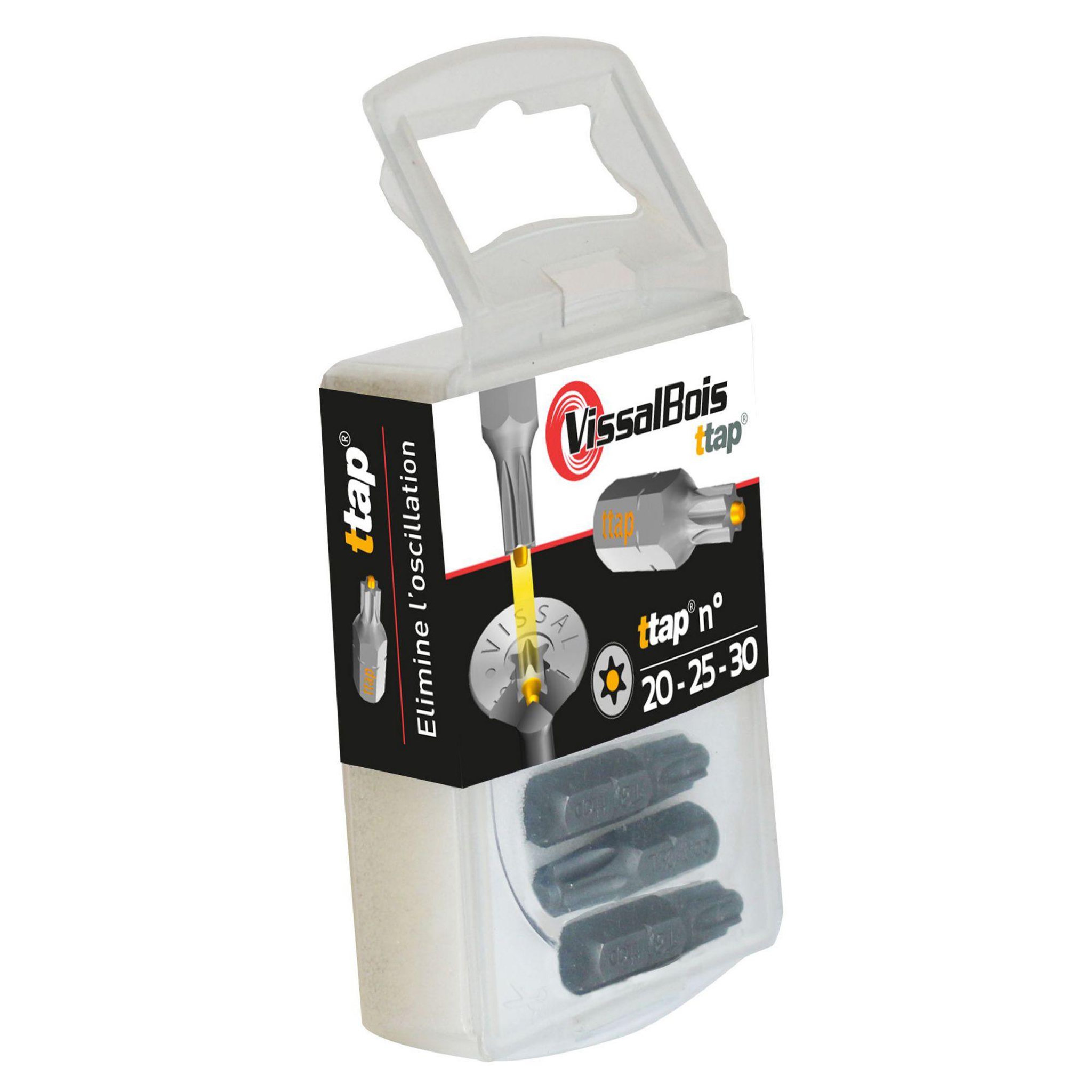 Voir la diapositive 4 : VISWOOD Embouts Torx Viswood TTAP  3 embouts