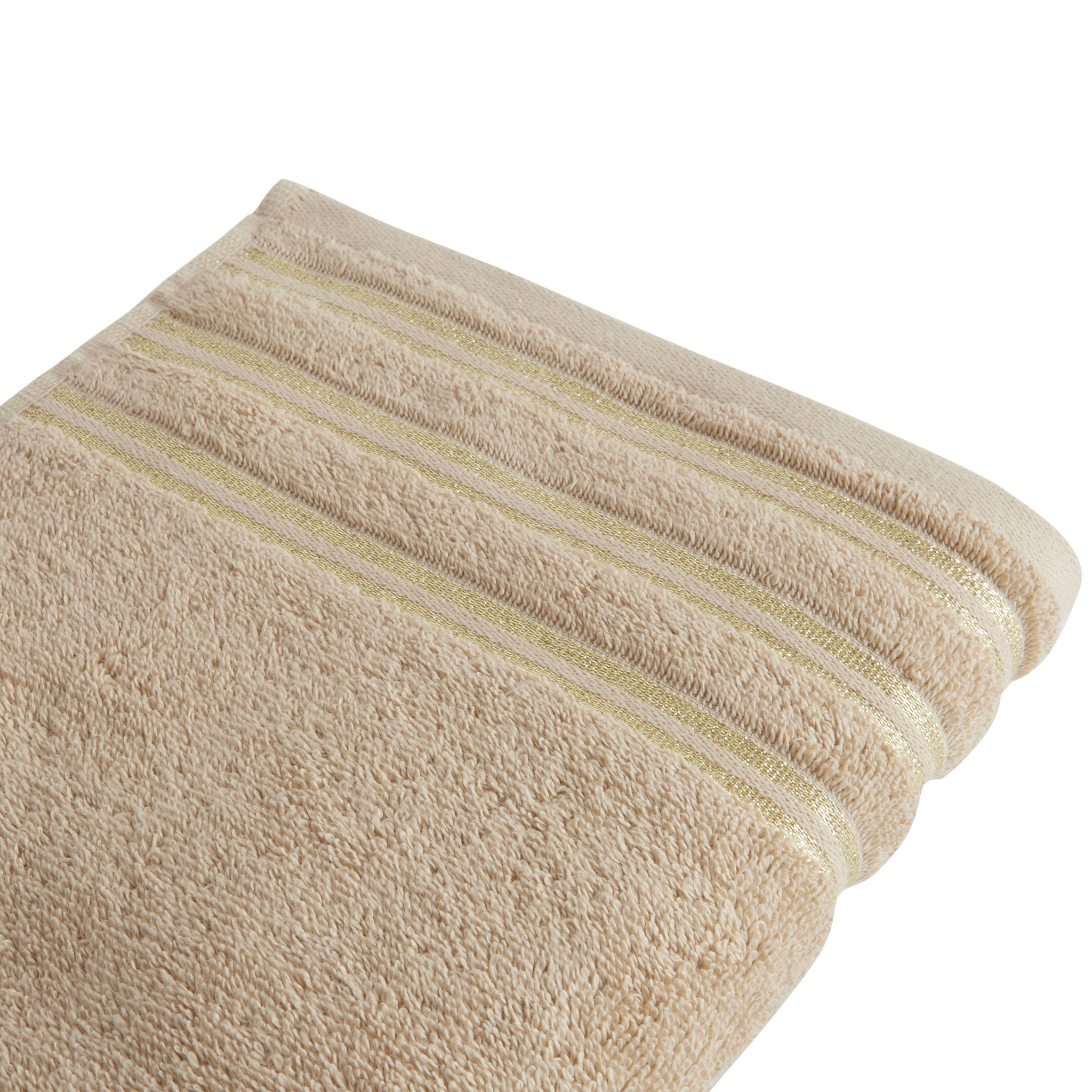 Voir la diapositive 2 : ACTUEL Drap de bain uni en coton liteau Lurex  500G