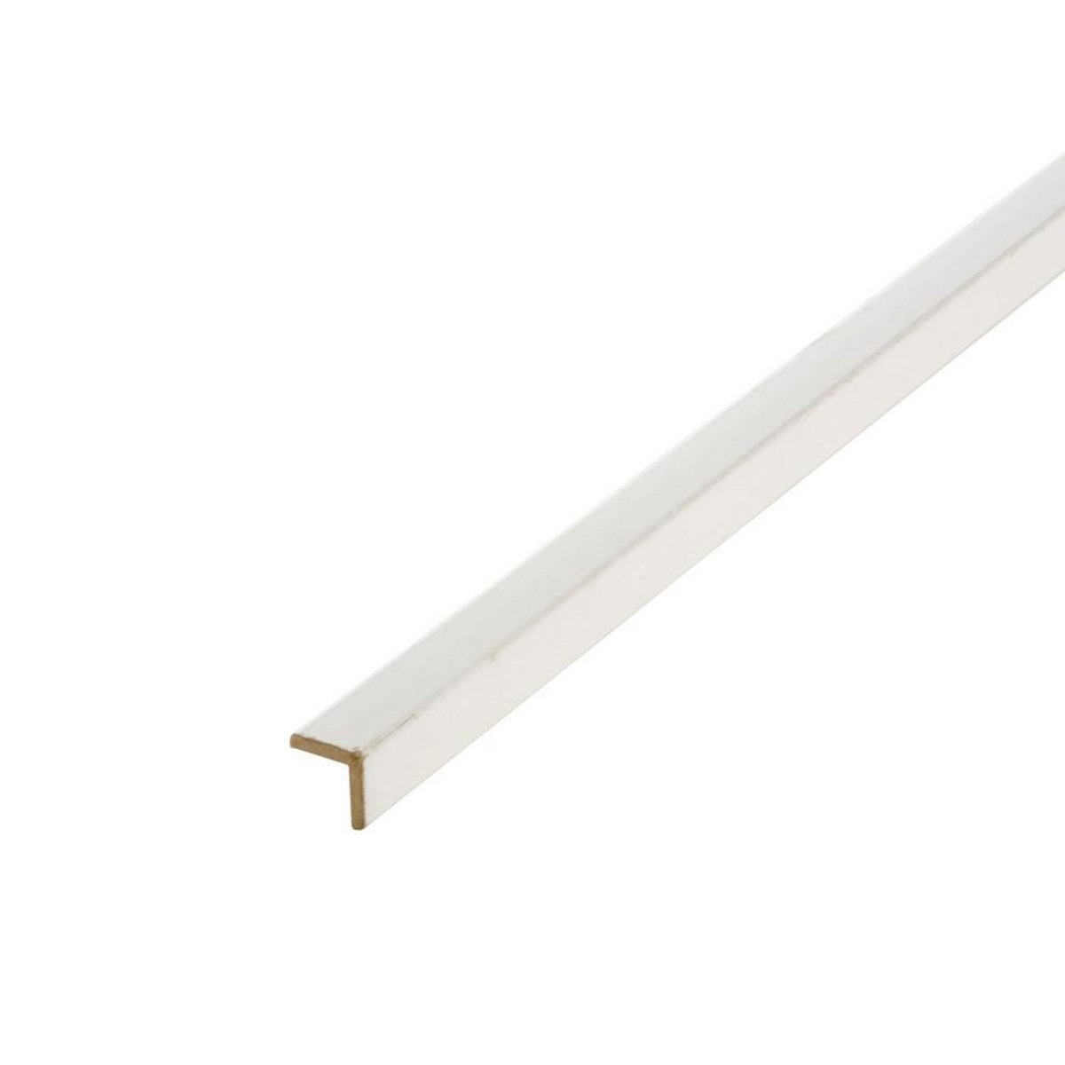 CENTRALE BRICO Baguette d'angle médium (MDF) arrondie blanc, 28 x 28 mm, L. 2.44 m