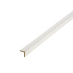 CENTRALE BRICO Baguette d'angle médium (MDF) arrondie blanc, 28 x 28 mm, L. 2.44 m