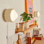 Voir la diapositive 4 : ATMOSPHERA Lampe Applique Design  Lotta  23cm Crème