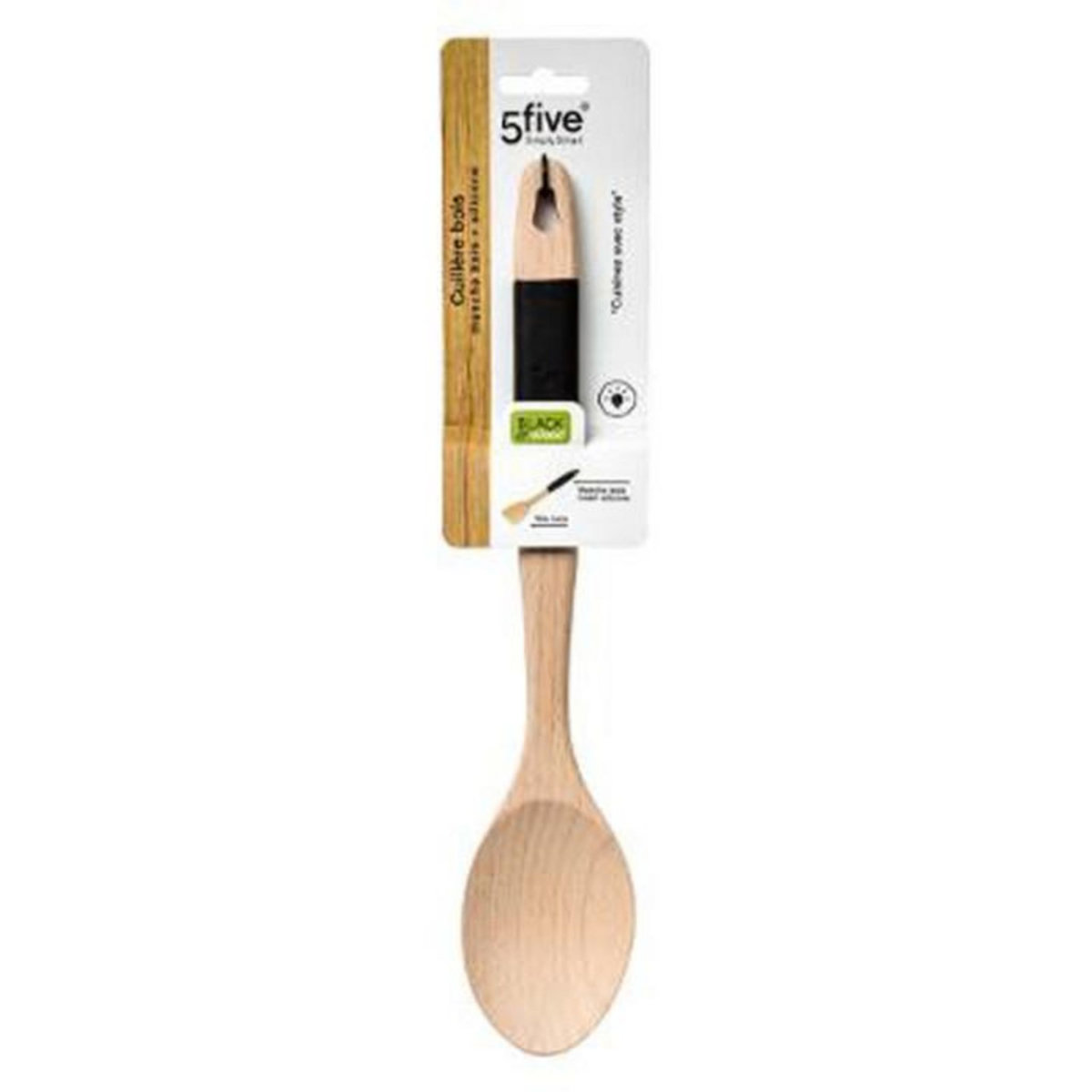 FIVE Cuillère en Bois  Black Wood  32cm Naturel