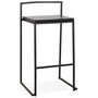 Voir la diapositive 1 : Paris Prix Tabouret de Bar Design Industriel  Line  76cm Noir