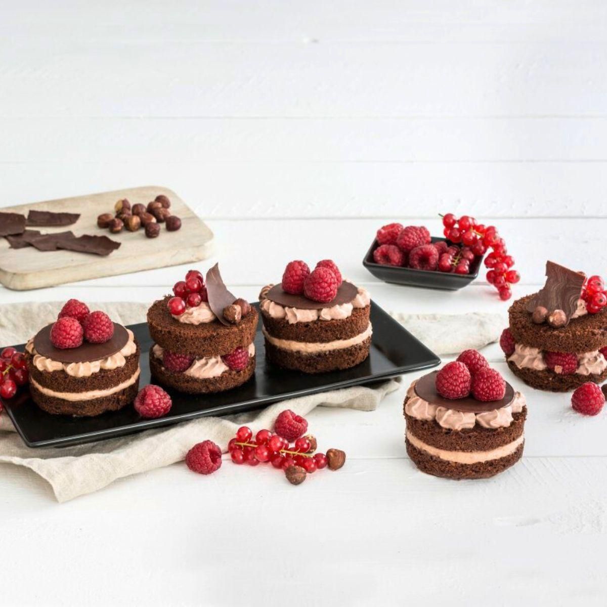 ZENKER Plaque à pâtisserie mini gâteaux et spatule à glacer Zenker Black Metallic