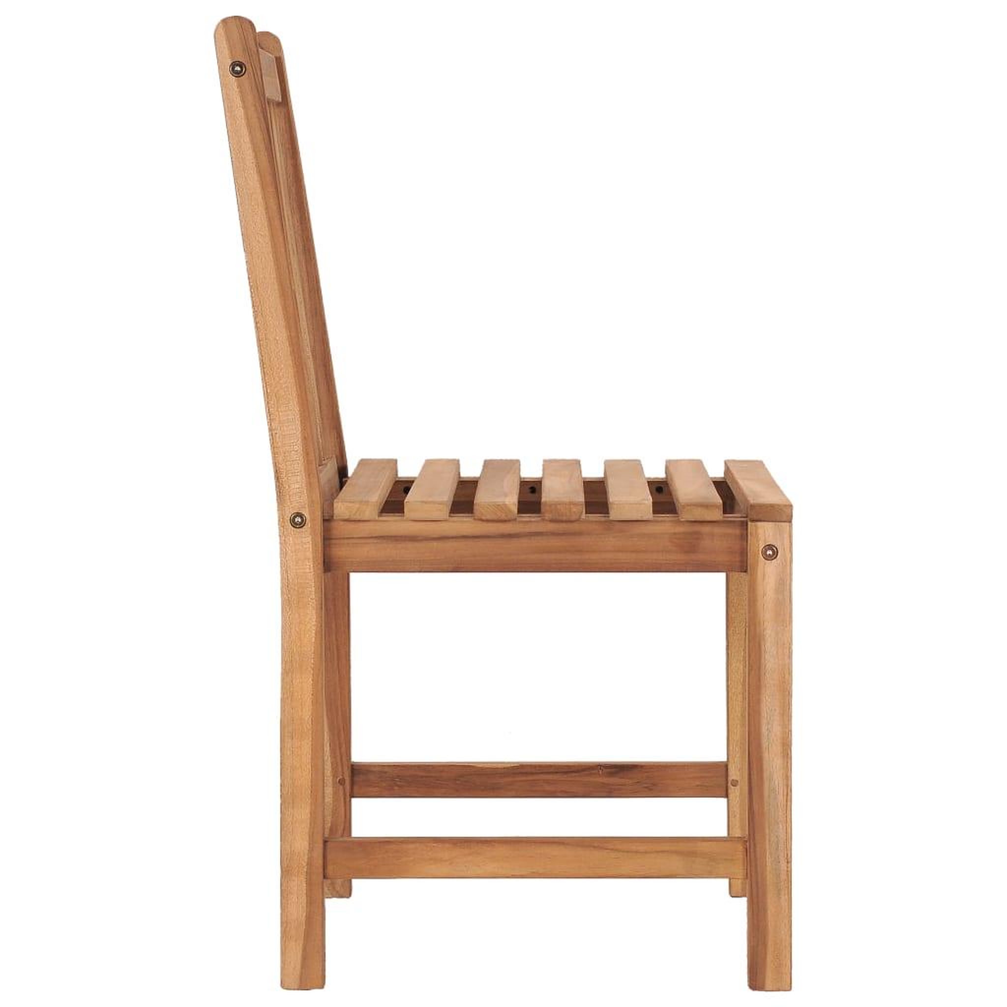 Voir la diapositive 5 : VIDAXL Chaises de jardin lot de 2 avec coussins Bois de teck massif