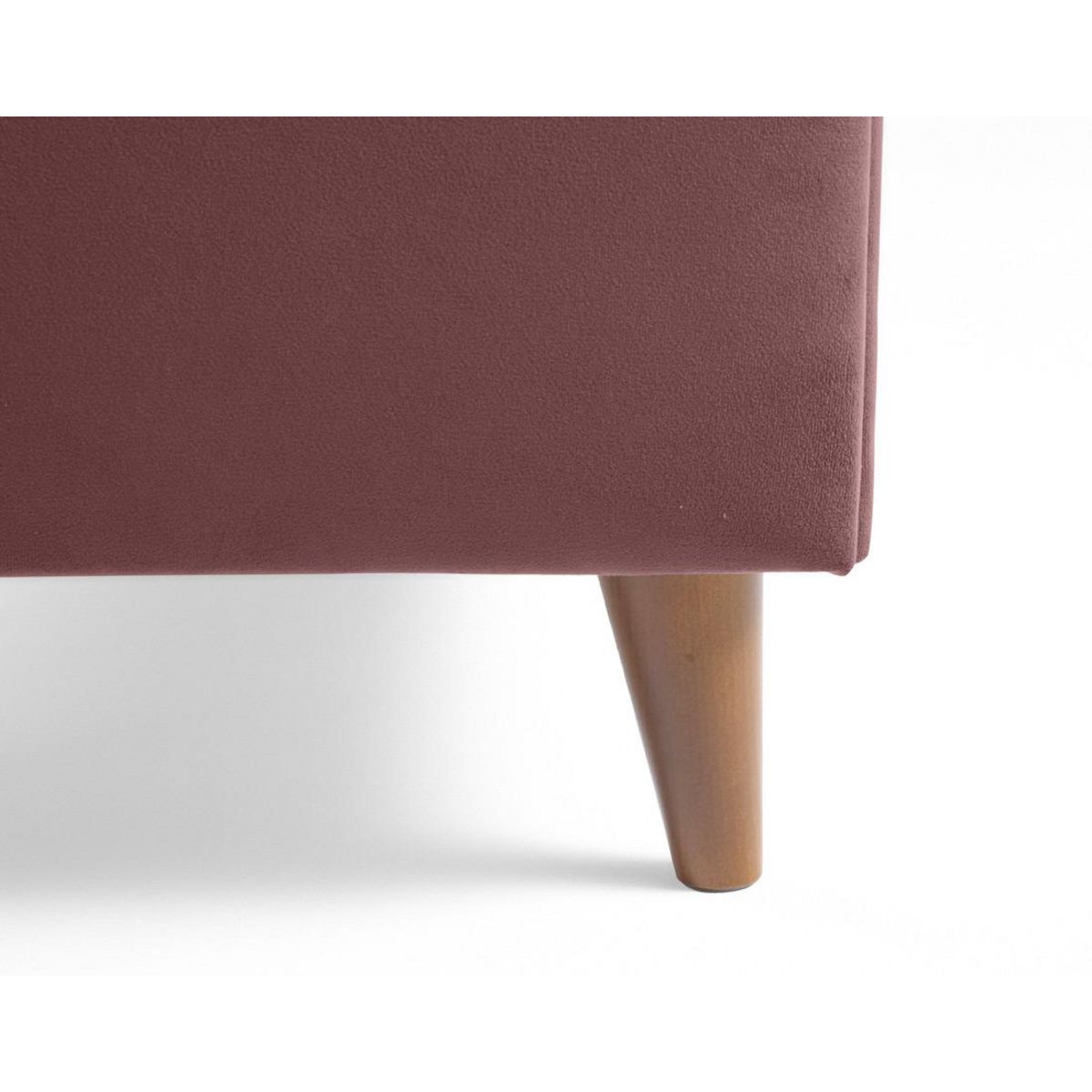 BEST MOBILIER Dali - cadre de lit - 160x200 - en velours