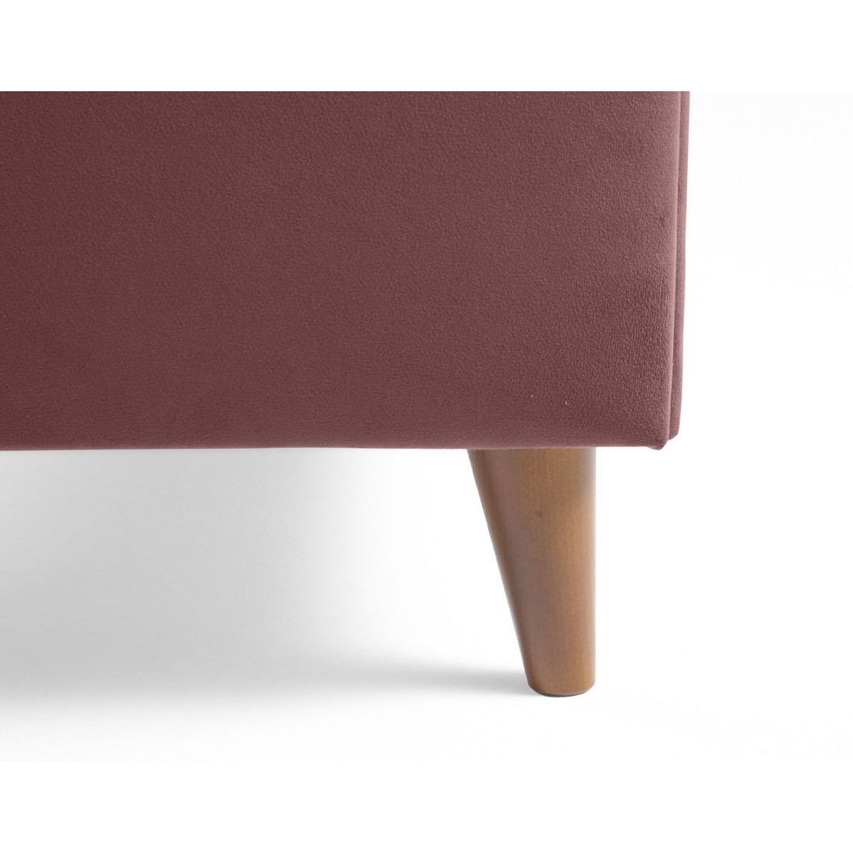 BEST MOBILIER Dali - cadre de lit - 160x200 - en velours