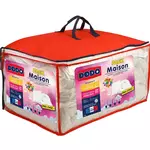 DODO Pack couette Tempérée en polyester 300 g/m² + oreiller(s) MAISON. Coloris disponibles : Blanc