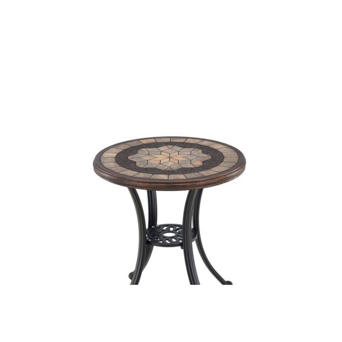 Paris Prix Table d'Appoint de Jardin  Leiria  66cm Marron