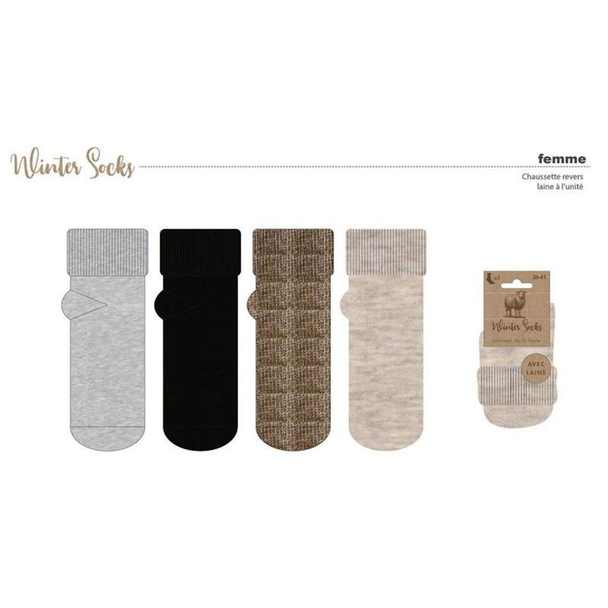 OZABI Chaussettes Femme WINTER SOCKS