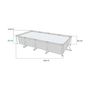 Voir la diapositive 3 : INTEX Piscine tubulaire rectangulaire 4,50 x 2,20 x 0,84 m - Intex