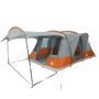 Voir la diapositive 4 : VIDAXL Tente de camping tunnel 5 personnes gris et orange impermeable