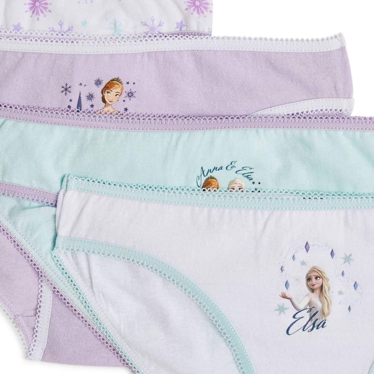 INEXTENSO Lot de 5 culottes fille