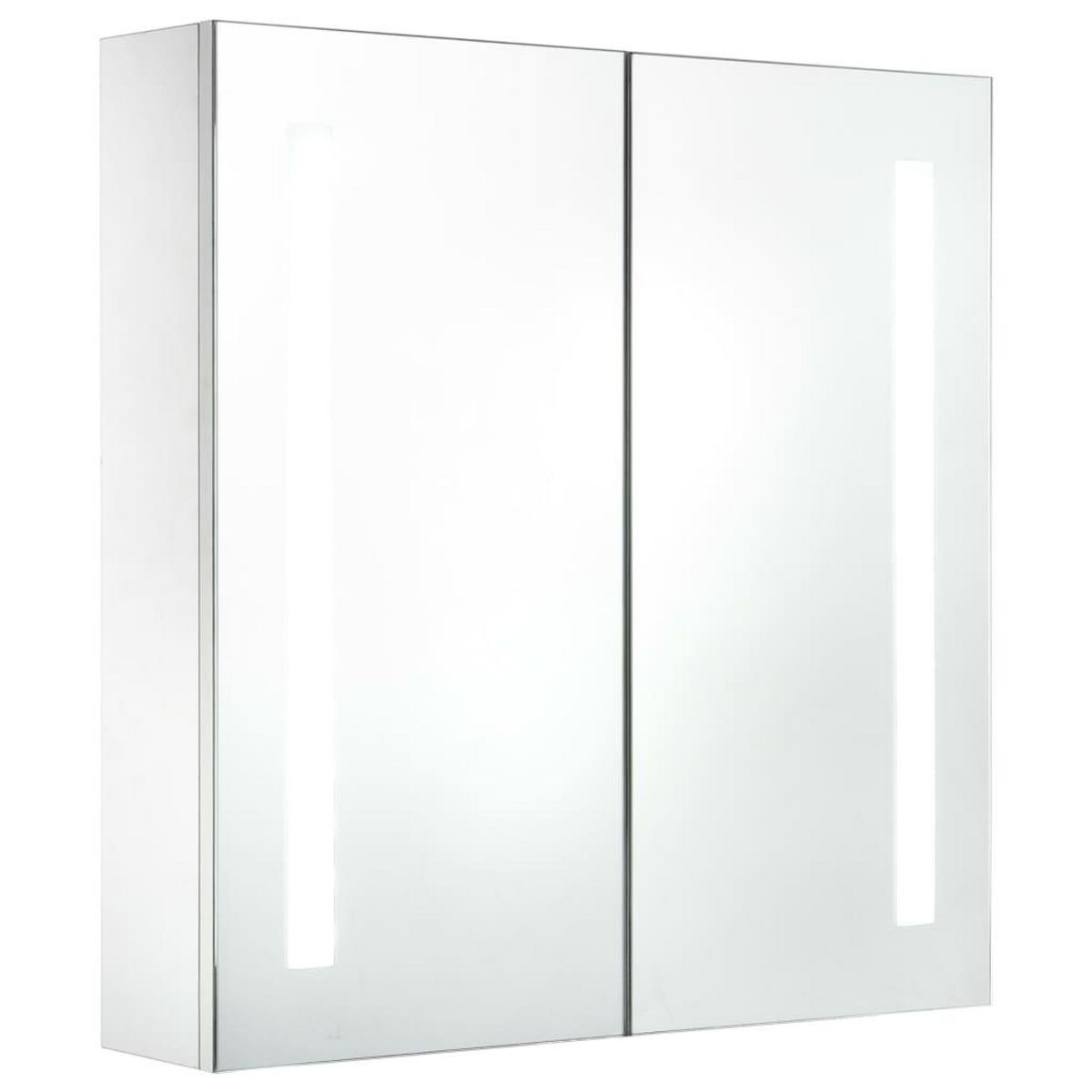 VIDAXL Armoire de salle de bain a miroir LED 60x14x62 cm