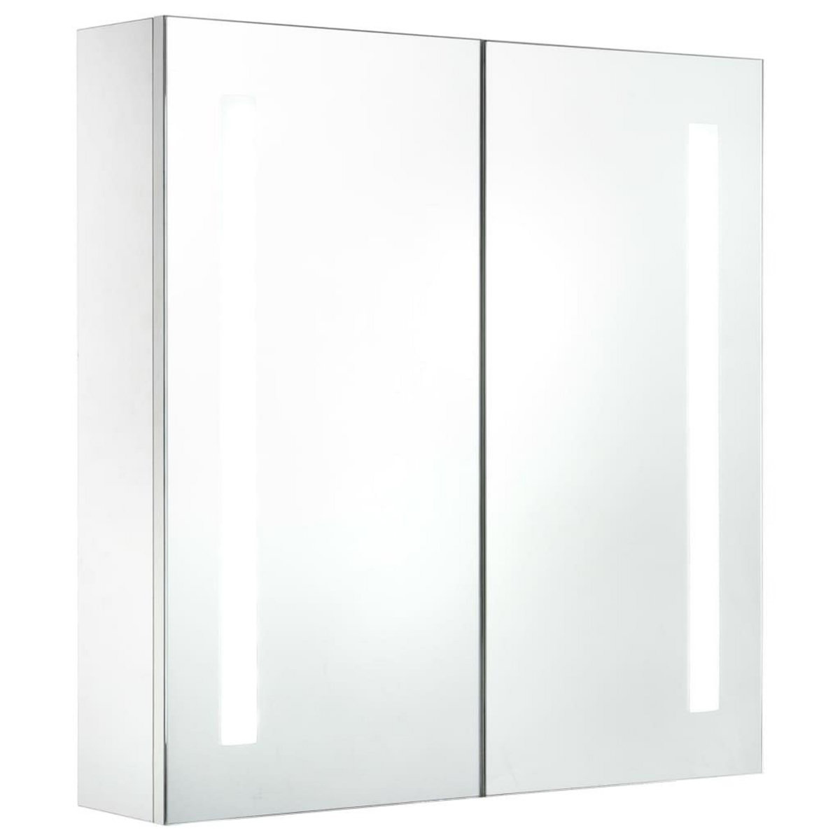 VIDAXL Armoire de salle de bain a miroir LED 60x14x62 cm