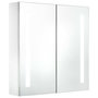 Voir la diapositive 2 : VIDAXL Armoire de salle de bain a miroir LED 60x14x62 cm