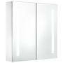 Voir la diapositive 2 : VIDAXL Armoire de salle de bain a miroir LED 60x14x62 cm