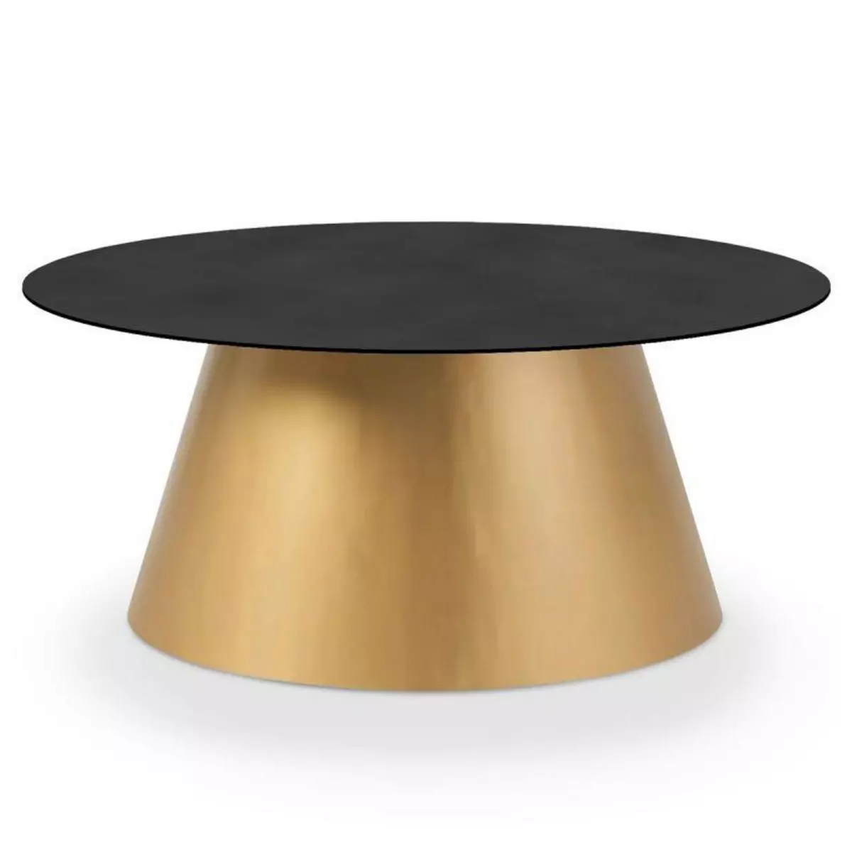 Paris Prix Table Basse Design  Troy  80cm Bronze & Noir