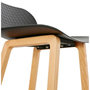 Voir la diapositive 6 : Paris Prix Tabouret de Bar Design  Toki  87cm Noir & Naturel
