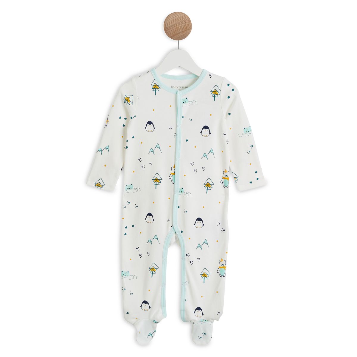 INEXTENSO Dors bien de naissance pingouin bébé