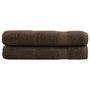 Voir la diapositive 1 : VIDAXL Serviettes de sauna de qualité supérieure SOLUND 2 pcs marron