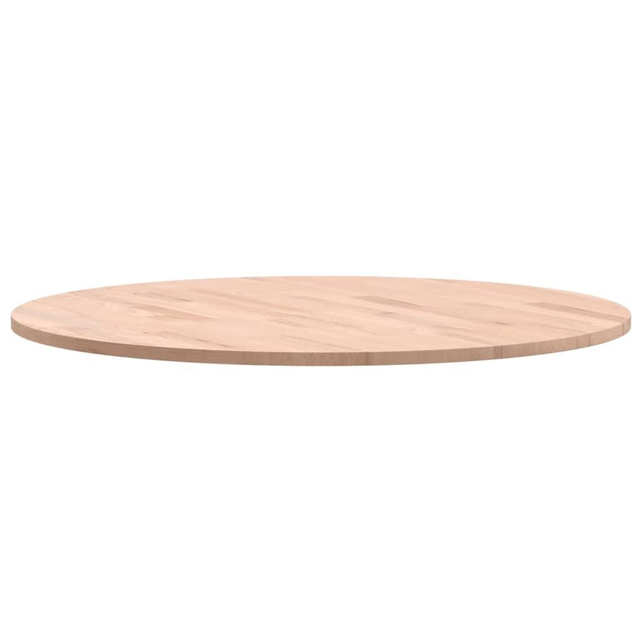 Voir la diapositive 5 : VIDAXL Dessus de table Ø70x1,5 cm rond bois massif de hetre