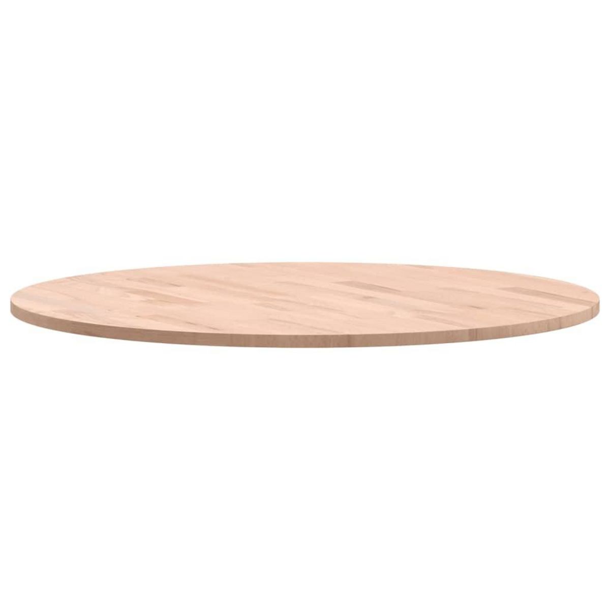 VIDAXL Dessus de table Ø70x1,5 cm rond bois massif de hetre