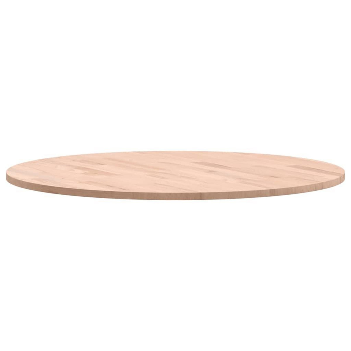VIDAXL Dessus de table Ø70x1,5 cm rond bois massif de hetre