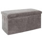 Voir la diapositive 1 : The Home Deco Factory Banc de rangement pliable effet côtelé DRAMMEN