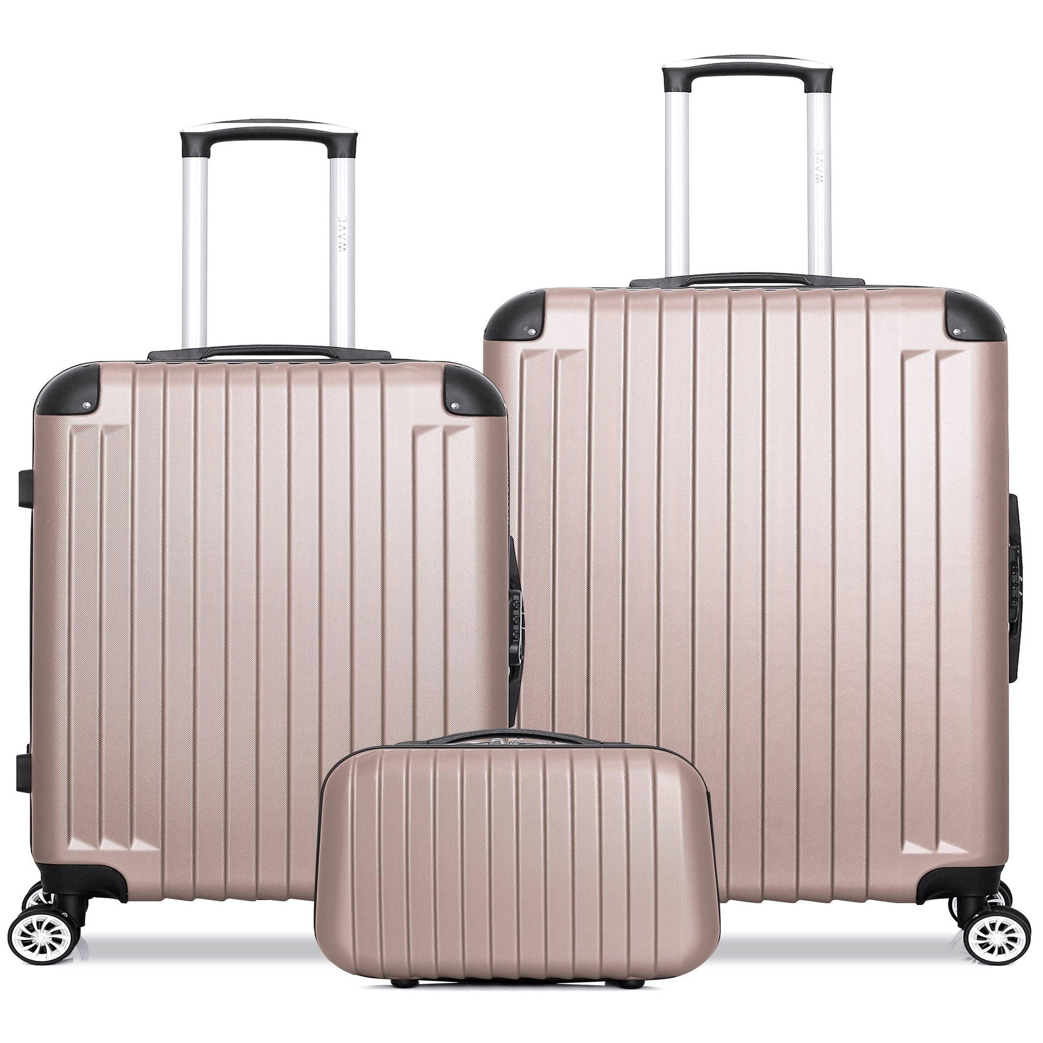 WAVE PARIS Wave paris - lot de 3 - valise grand format, valise weekend et vanity tage