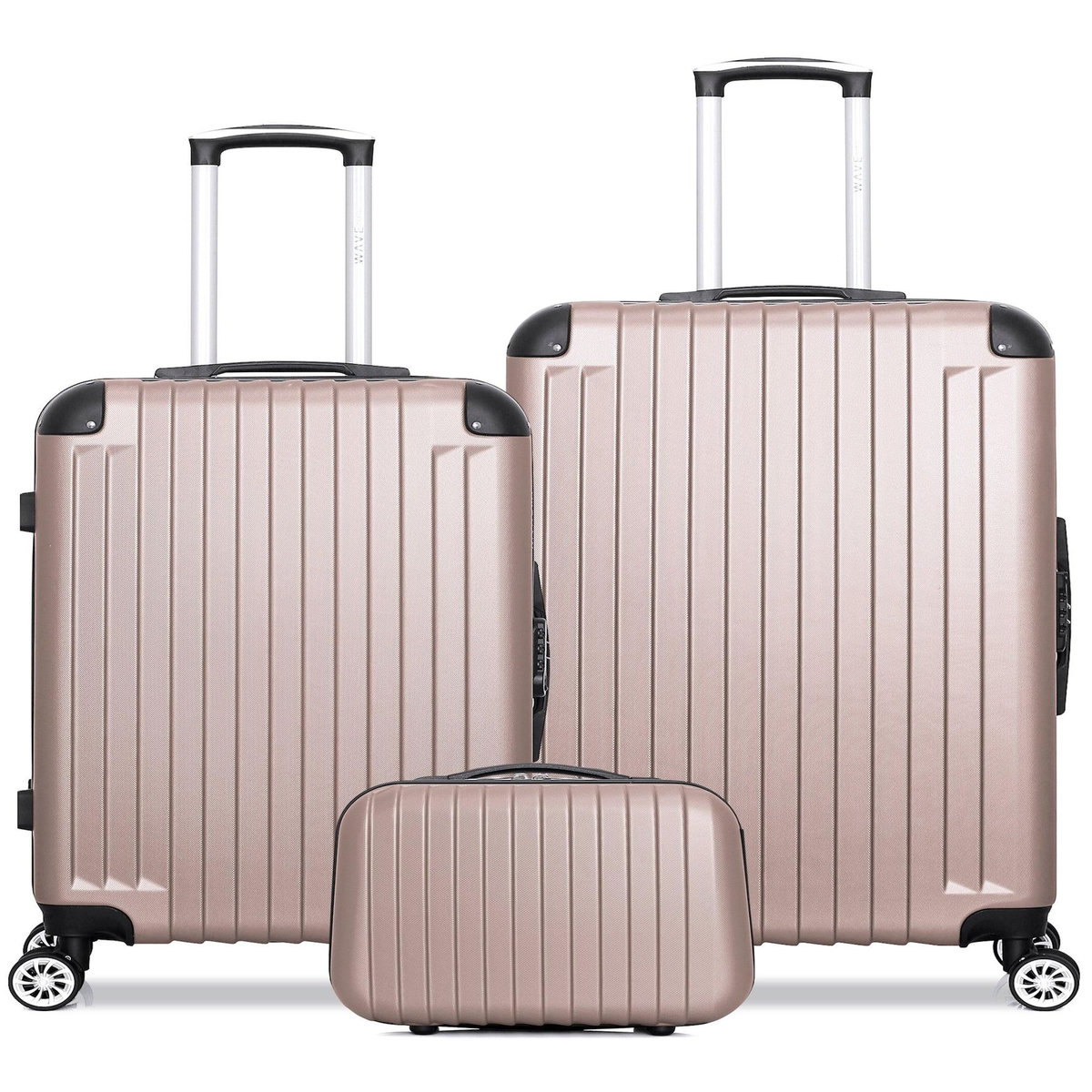 WAVE PARIS WAVE PARIS - Lot de 3 - Valise grand format, valise weekend et vanity TAGE