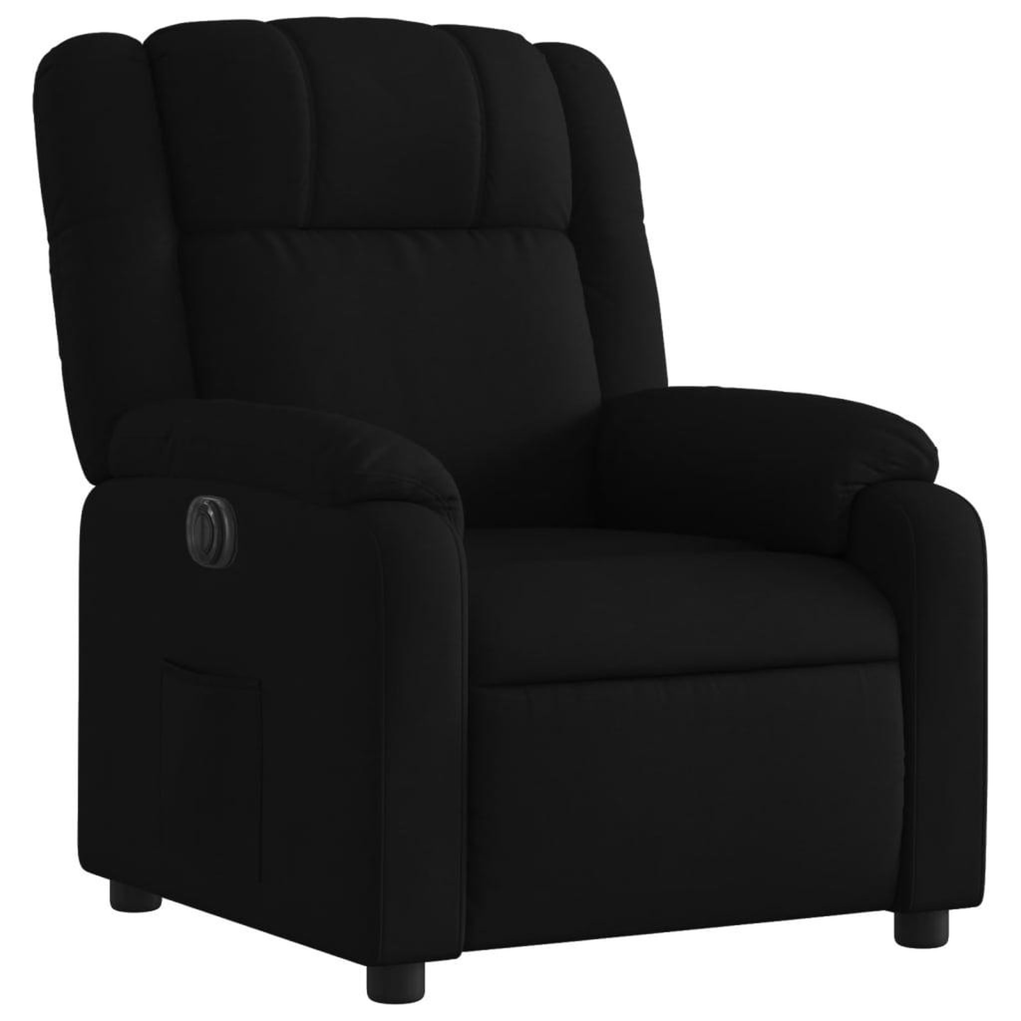 Voir la diapositive 4 : VIDAXL Fauteuil inclinable electrique Noir Tissu