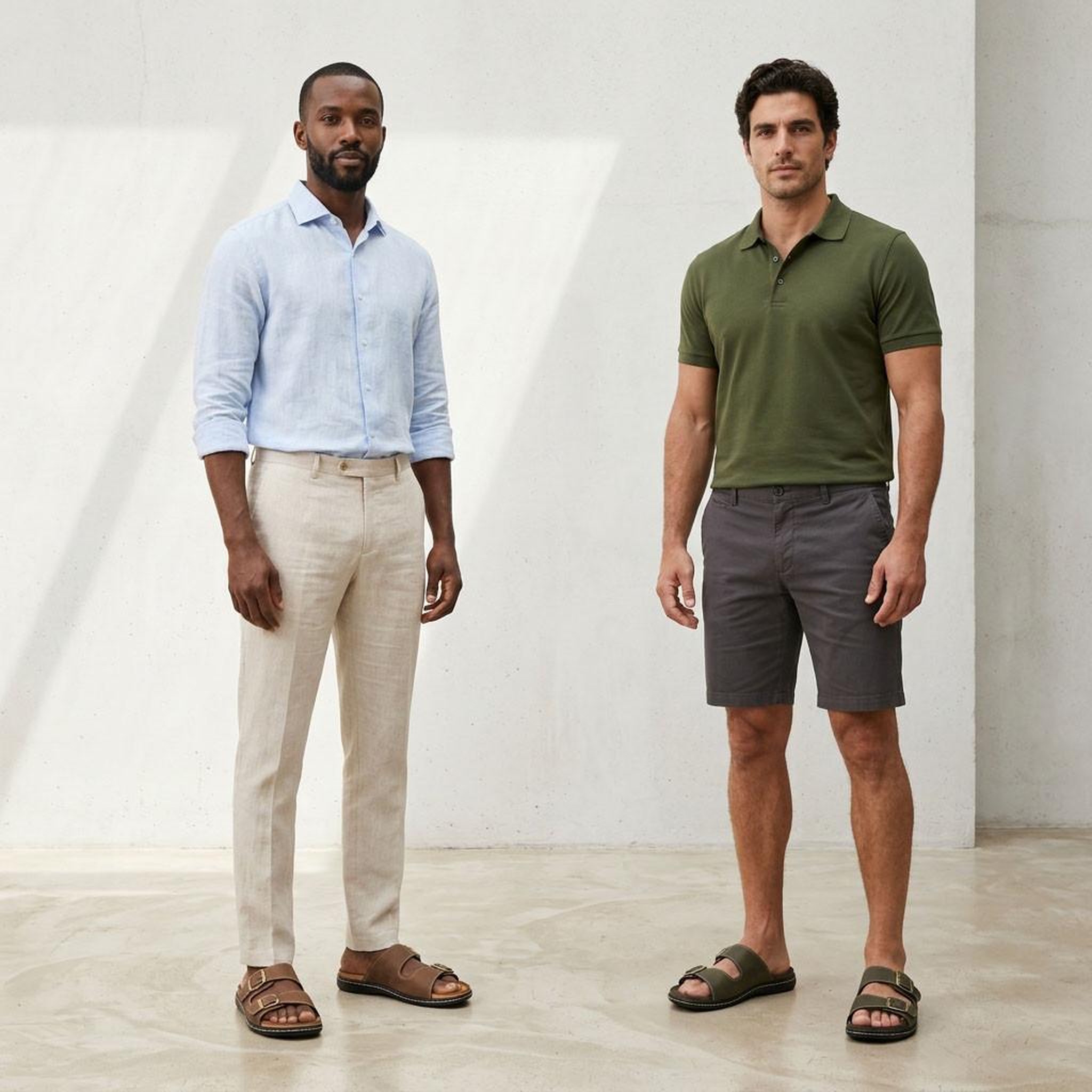 Voir la diapositive 6 : OZABI OZABI Sandales homme boucles réglables confort été