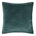 ATMOSPHERA Coussin Déco Déhoussable  Otto  55x55cm Bleu Canard