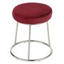 Voir la diapositive 2 : Paris Prix Galette de Chaise Ronde  Assise  34cm Rouge