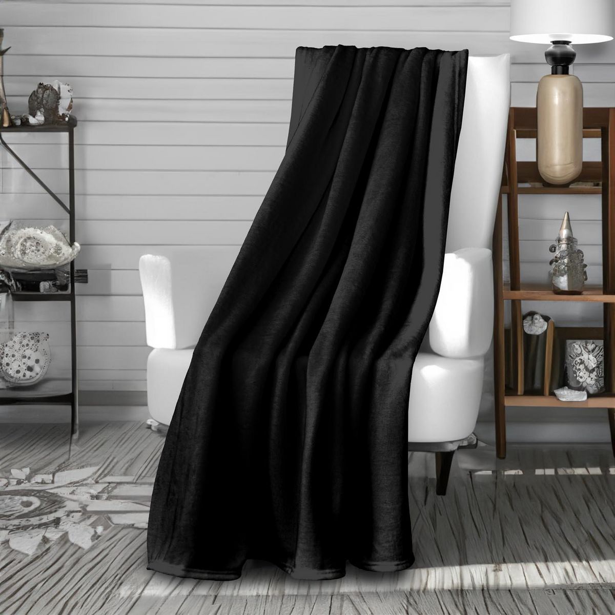 SOLEIL D'OCRE Couverture, Plaid en flanelle CALIN par Soleil d'Ocre