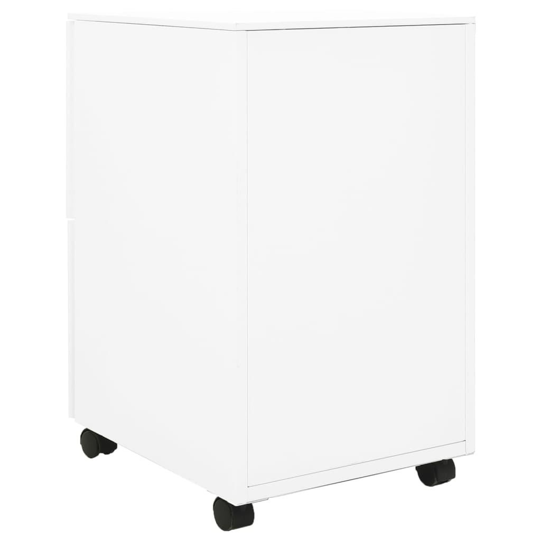 Voir la diapositive 4 : VIDAXL Classeur mobile Blanc 39x45x67 cm Acier