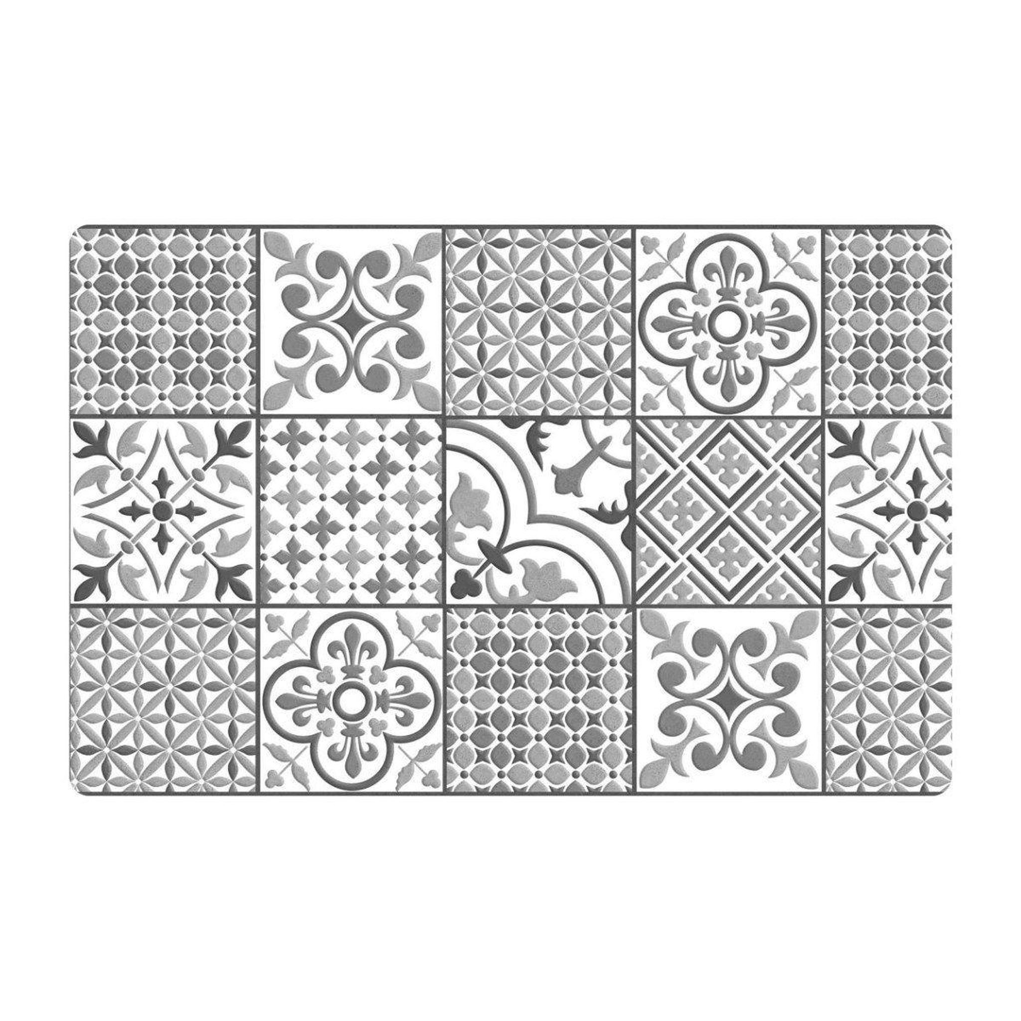 Douceur d'Intérieur Set de table imprimé  rivoli  28x44cm gris