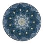 Voir la diapositive 6 : Paris Prix Service de Table 12 Pièces  Mandala  27cm Bleu